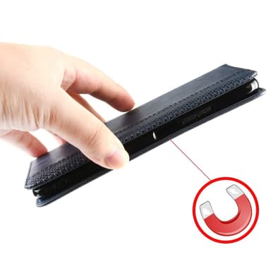 Wallet Stand Flip-telefonetui til Samsung Galaxy A15 5G - Blå