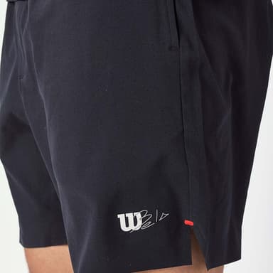 Wilson M Tournament Short 7""  Black Pdl, Padel og tennisshorts herrer