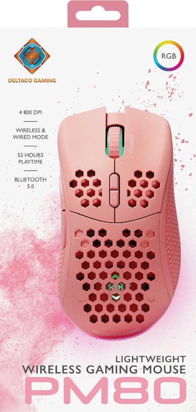 Deltaco PM80 trådløs gaming mus