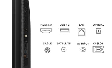 TCL 43" QLED780 4K QLED TV (2024)