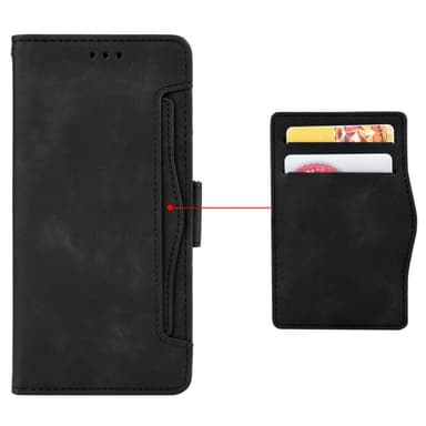 SKALO OnePlus 12R 5G 6-RUM Pungetaske - Sort