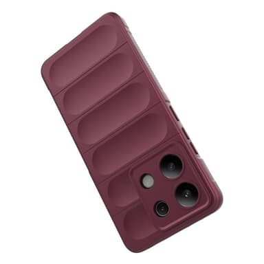 SKALO Xiaomi Redmi Note 13 4G Rugged Bumpers TPU-Cover - Vin rød