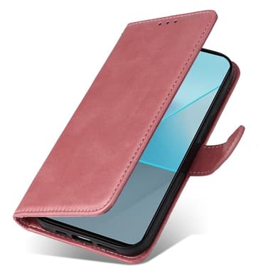 SKALO Xiaomi Redmi Note 13 Pro 5G PU-læder Pungetui - Pink