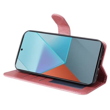 SKALO Xiaomi Redmi Note 13 Pro 5G PU-læder Pungetui - Pink