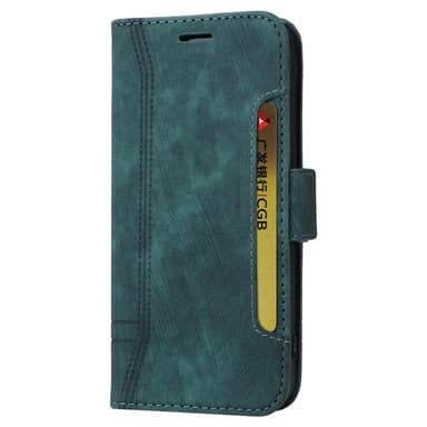 SKALO Xiaomi Redmi Note 13 5G BETOPNICE 001 Pungetui i PU-læder - Grøn