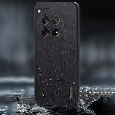 SKALO OnePlus 12 5G PU-læder Hybrid Cover - Blå