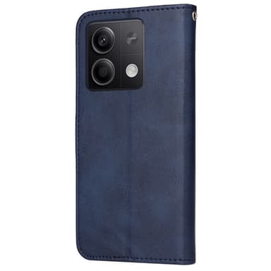 SKALO Xiaomi Redmi Note 13 5G PU-læder Pungetui - Blå