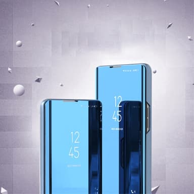 SKALO Xiaomi Redmi Note 13 Pro 5G Clear View Mirror Etui - Lilla