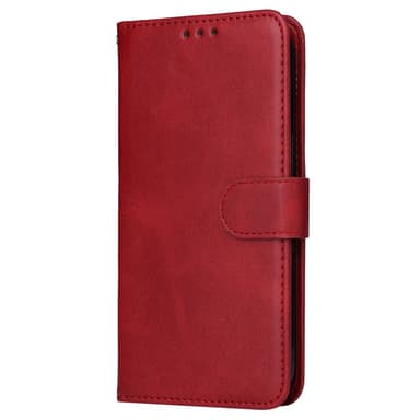 SKALO OnePlus 12 5G PU-læder Pungetui - Rød