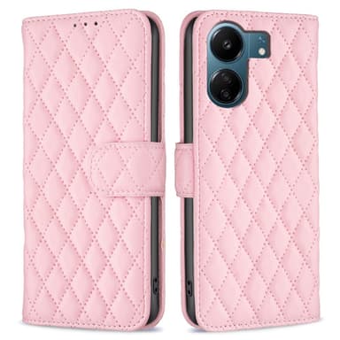 SKALO Xiaomi Redmi 13C 4G BINFEN COLOR Quiltet Pung - Pink
