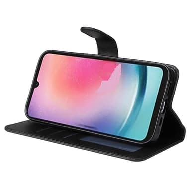 SKALO Samsung A25 5G PU-læder Pungetui - Sort