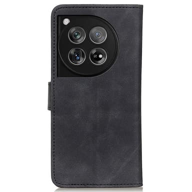 SKALO OnePlus 12 5G KHAZNEH Pungetui i PU-læder - Sort