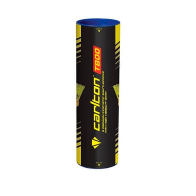 Carlton T800 Nylon Badmintonbold Gul - 6-pak