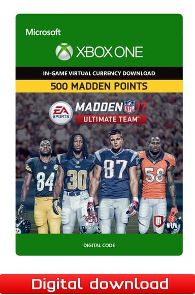 Madden NFL 17 MUT 500 Madden Points Pack - XOne