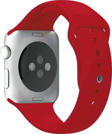 Puro Icon silikonesportsrem til Apple Watch 42-44 mm (rød)