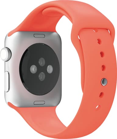 Puro Icon silikonesportsrem til Apple Watch 42-45 mm (living coral)
