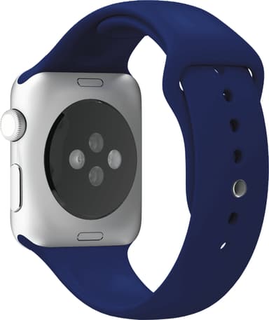 Puro Icon silikonesportsrem til Apple Watch 42-45 mm (dark blue)