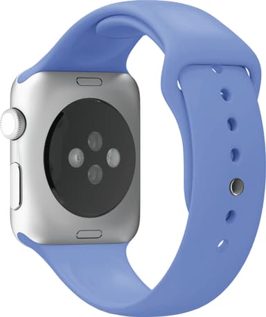Puro Icon silikonesportsrem til Apple Watch 42-45 mm (forment blue)