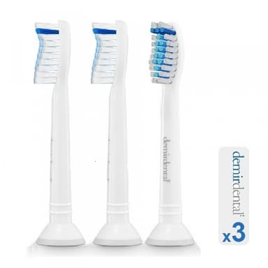 Demirdental Tandb�rstehoveder tilsv. Sonicare Sensitive 3-pakke