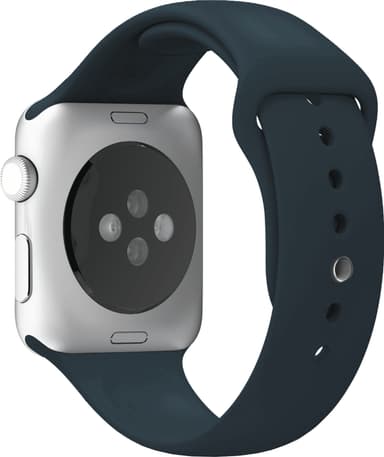 Puro Icon silikonesportsrem til Apple Watch 42/44/45 mm (navy blue)