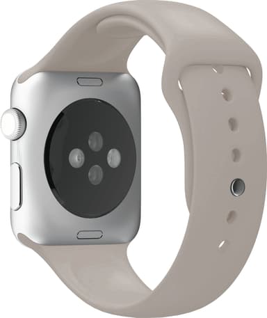 Puro Icon silikonesportsrem til Apple Watch 42/44/45 mm (light grey)