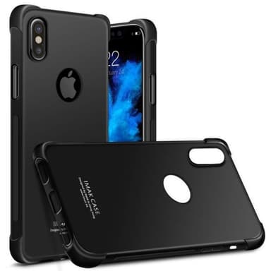 IMAK stødisoleret silikone cover Apple iPhone X / Xs  - Matt Black