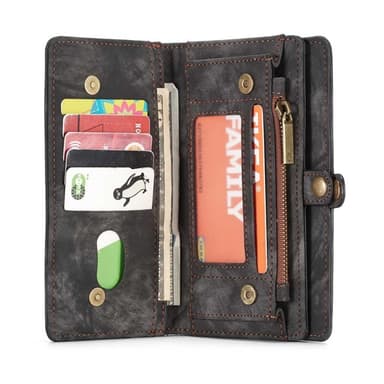 CaseMe Wallet 11-kort Apple iPhone XS Max (6,5 ")  - blå