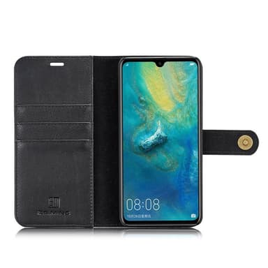 DG-Ming Wallet 2i1 til Huawei Mate 20 (HMA-L29)  - sort