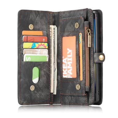 CaseMe Wallet 11-kort Samsung Galaxy Note 10 Plus (SM-N975F)  - Sort /