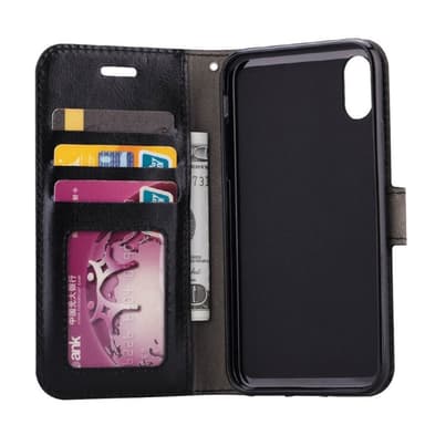 Wallet 3-kort til Apple iPhone XS Max (6,5 ")  - sort
