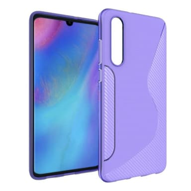 S-Line Silicone Cover til Huawei P30 (ELE-L29)  - gennemsigtig