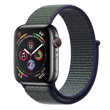 Apple Watch 4 (40mm) Nylon armbånd - Midnight Fog