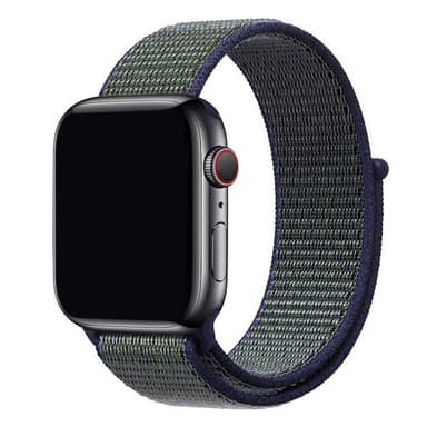 Apple Watch 38mm Nylon armbånd - Midnight Fog