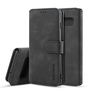 DG-Ming Wallet 3-kort til Samsung Galaxy S10 Plus (SM-G975F)  - rød