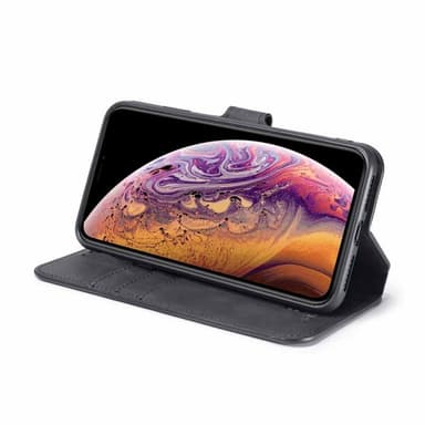 DG-Ming Wallet 3-kort til Apple iPhone XS Max  - sort