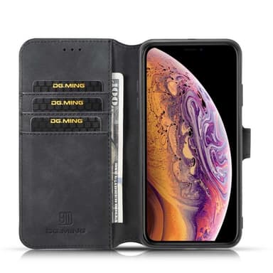 DG-Ming Wallet 3-kort til Apple iPhone XS Max  - sort
