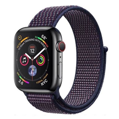 Apple Watch 4 (44mm) Nylon armbånd - Indigo