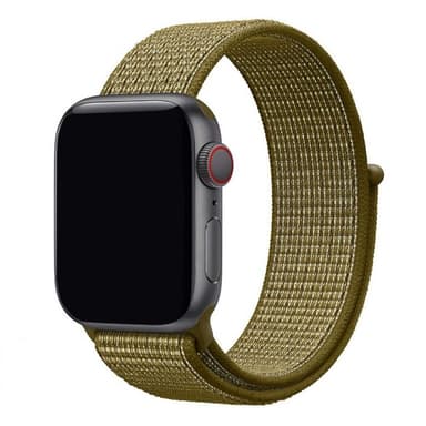 Apple Watch 38mm Nylon armbånd - Olive Flak