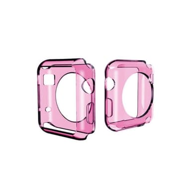 Caseonline Apple Watch 42mm silikone cover : farve - lyserød