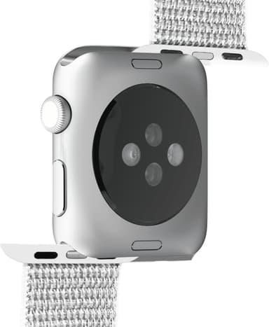 Puro nylon urrem til Apple Watch 42/44/45 mm (hvid)