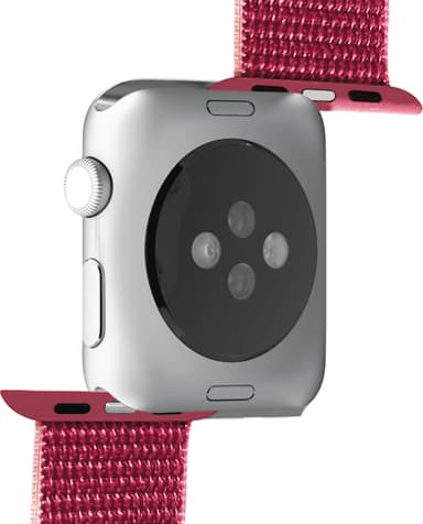 Puro nylon urrem til Apple Watch 42/44/45 mm (pink)