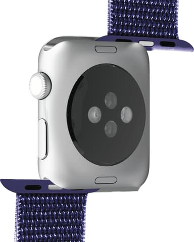 Puro nylon urrem til Apple Watch 42/44/45 mm (Space Blue)