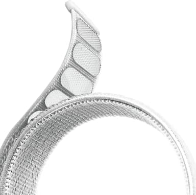 Puro nylon urrem til Apple Watch 42/44/45 mm (hvid)