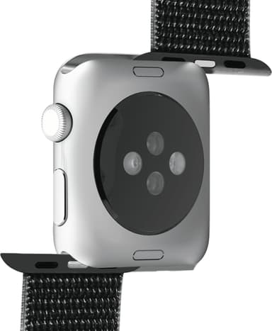 Puro nylon urrem til Apple Watch 42/44/45 mm (sort)