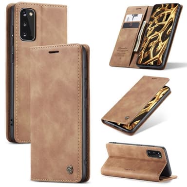 CaseMe Smart FlipCase Samsung Galaxy S20 (SM-G981F)  - brun