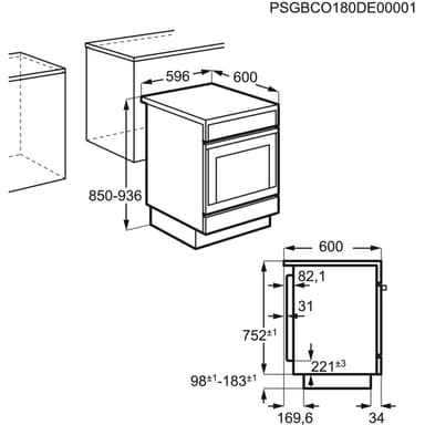Electrolux Komfur LKI64400NW