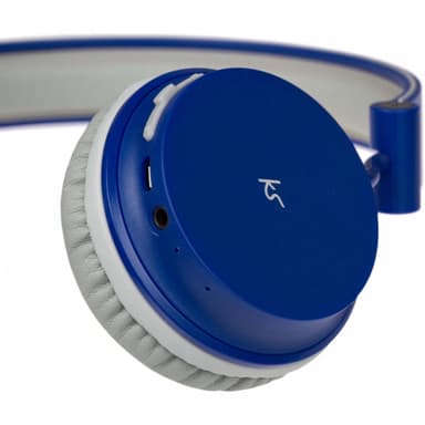 KITSOUND Hovedtelefon On-Ear Metro Trådløs Blå Mic