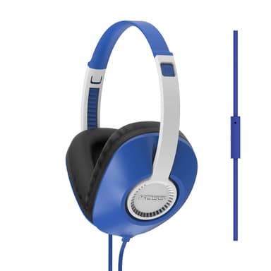 KOSS Hovedtelefon Over-Ear UR23iB Blå Mic