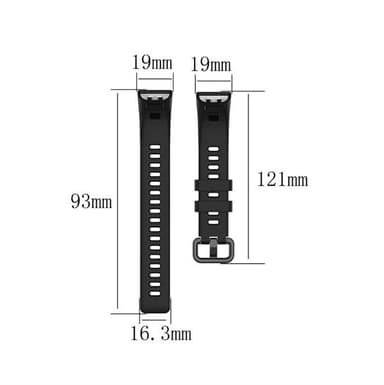 Huawei band 3 pro - Sort Rem