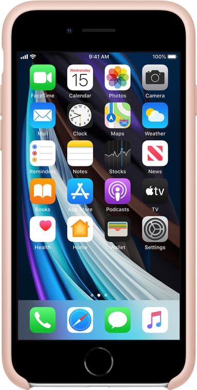 iPhone SE Gen. 2 silikonecover (pink sand)